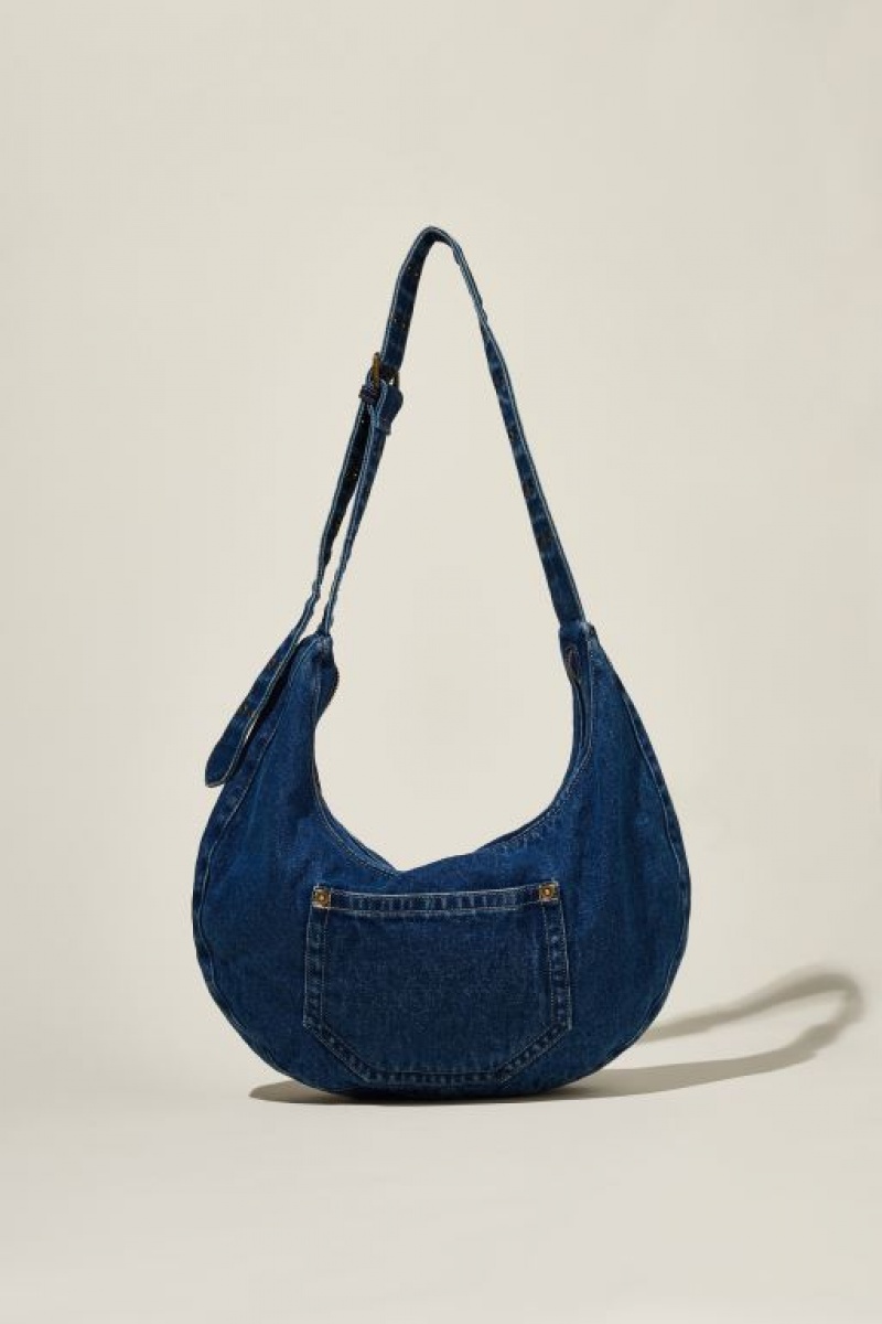 Bolsas Cotton On Bowie Crescent Cross Body Mujer Azules | sxX0DPZTm9T