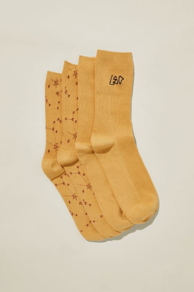 Calcetines Cotton On The Perfect Pair Crew 2Pk Mujer Leo | mdl16fqTcSD