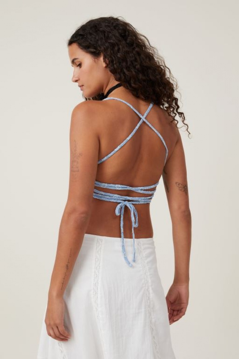 Cami Cotton On Luna Backless Mujer Azules | jZqqRjNKSKi