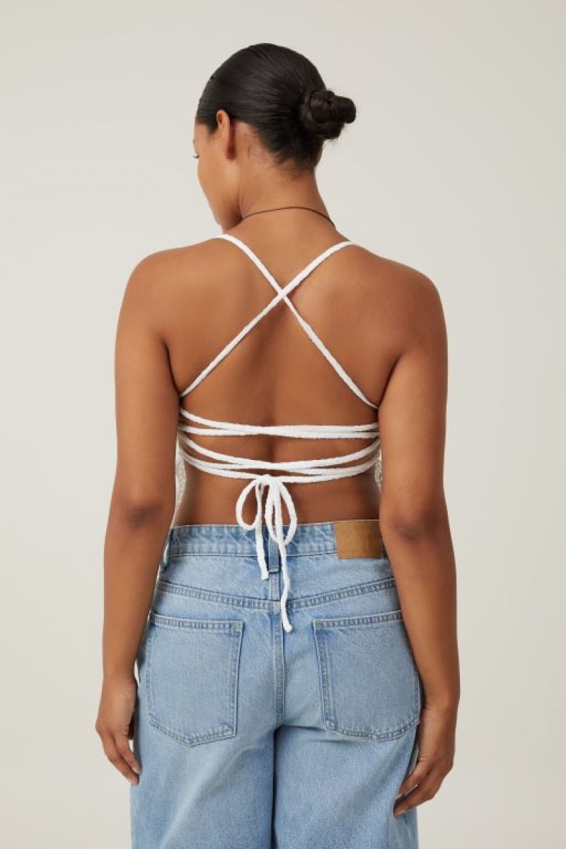 Cami Cotton On Luna Backless Mujer Blancas | oH9U2cHNJrC