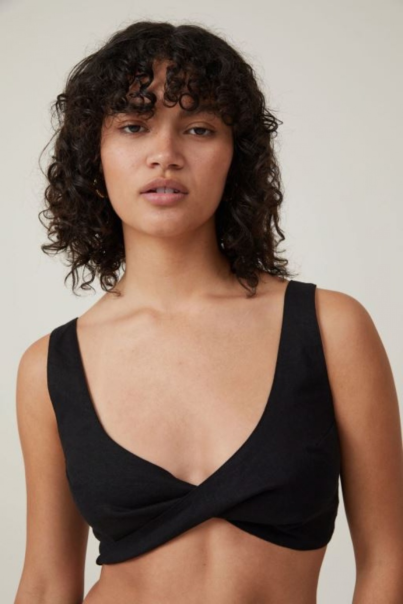 Camisas Cotton On Haven Twist Bralette Mujer Negras | kr1IZ8oqYtH