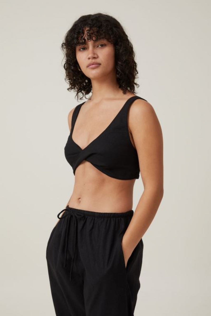 Camisas Cotton On Haven Twist Bralette Mujer Negras | kr1IZ8oqYtH