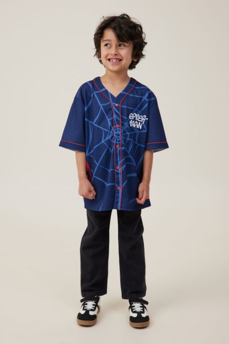 Camiseta Cotton On License Baseball Niño Azul Marino | ke7Hhtk8l7e