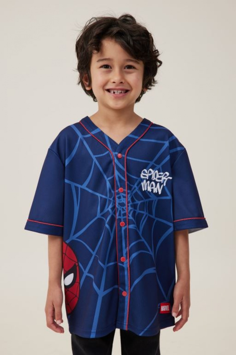 Camiseta Cotton On License Baseball Niño Azul Marino | ke7Hhtk8l7e