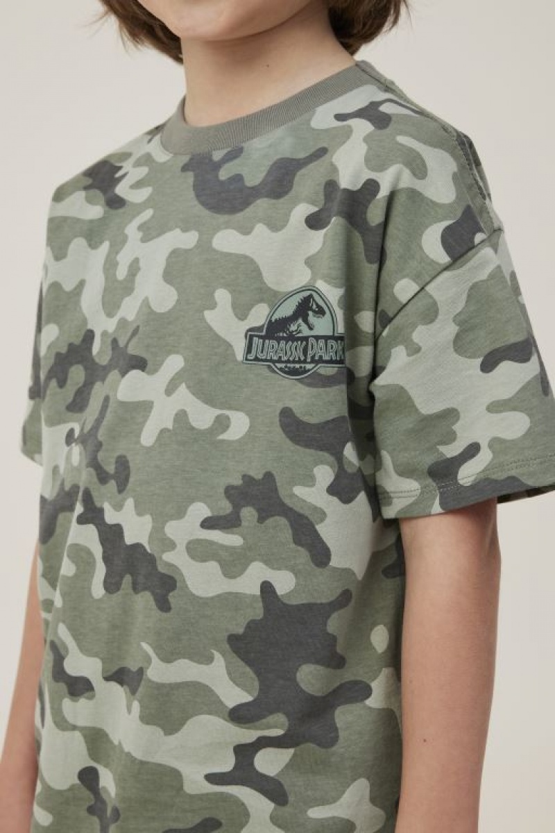 Camiseta Cotton On License Drop Shoulder Corta Sleeve Niño Camuflaje | tI8dRZ3Q2hL