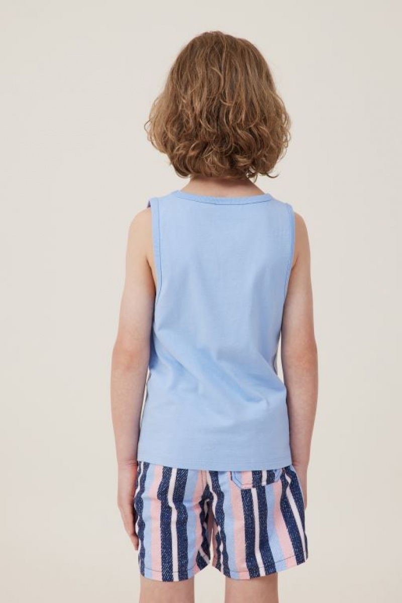 Camiseta Cotton On Olsen Niño Azules | YBIiHKRMUsk