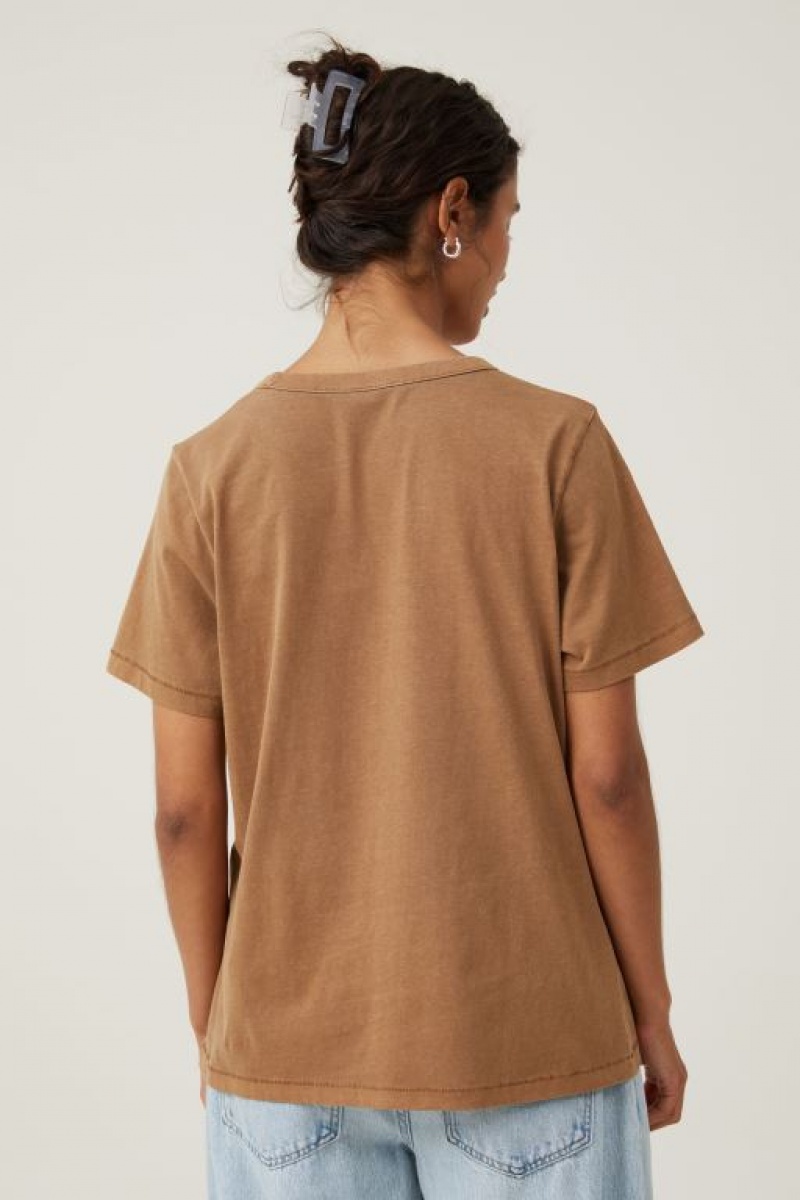 Camiseta Cotton On The Classic Organic Mujer Washed | c8cvxvTmMIU