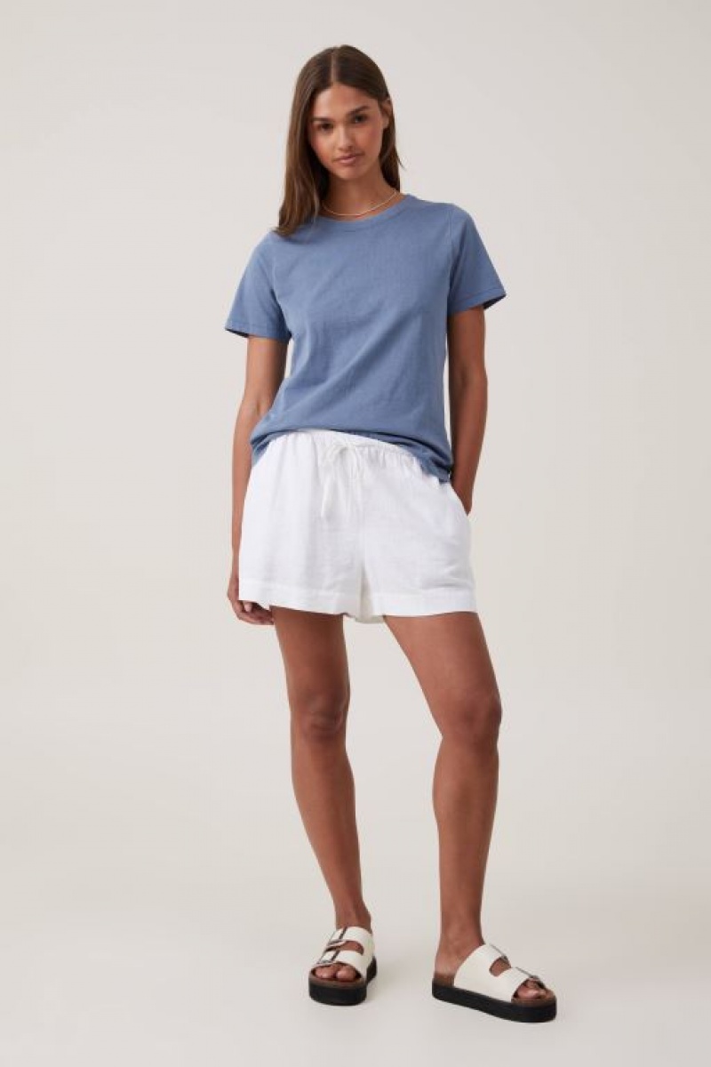 Camiseta Cotton On The Classic Organic Mujer Azules | v6Zqq82SOjt