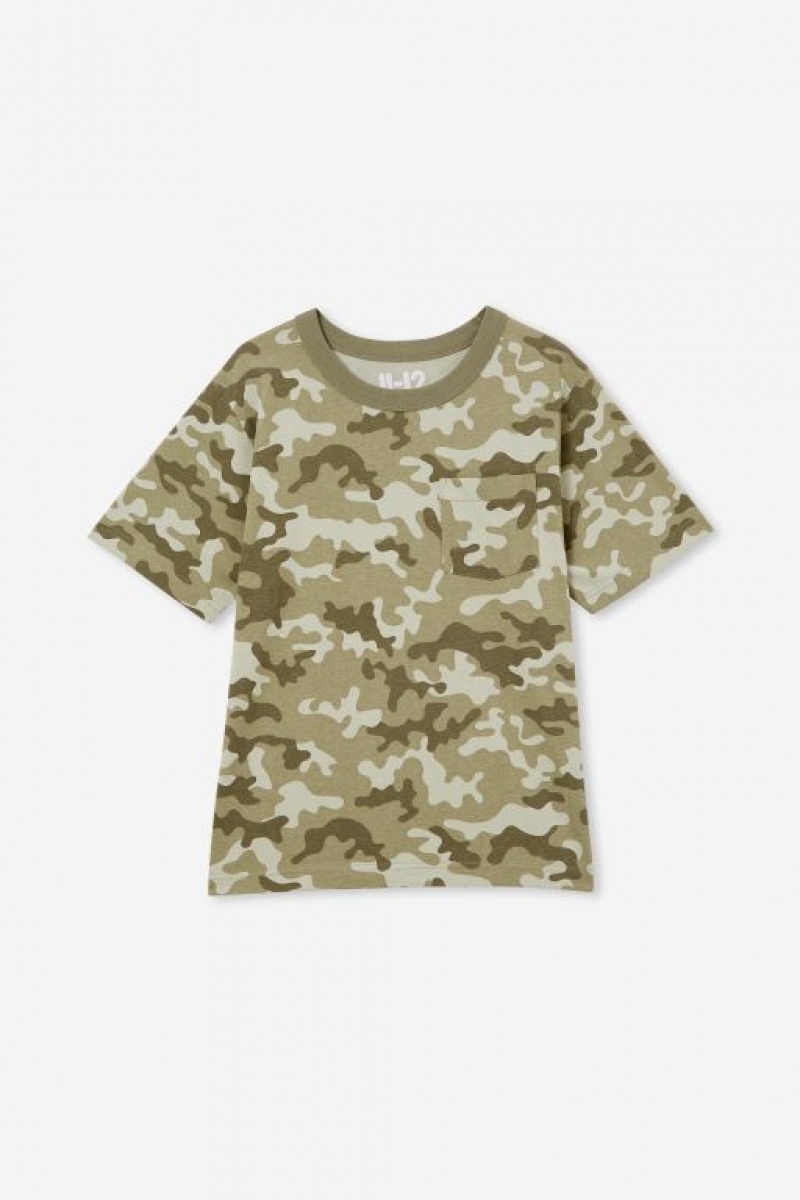 Camiseta Cotton On The Eddy Essential Corta Sleeve Niño Camuflaje | azHuGTpA4Gw