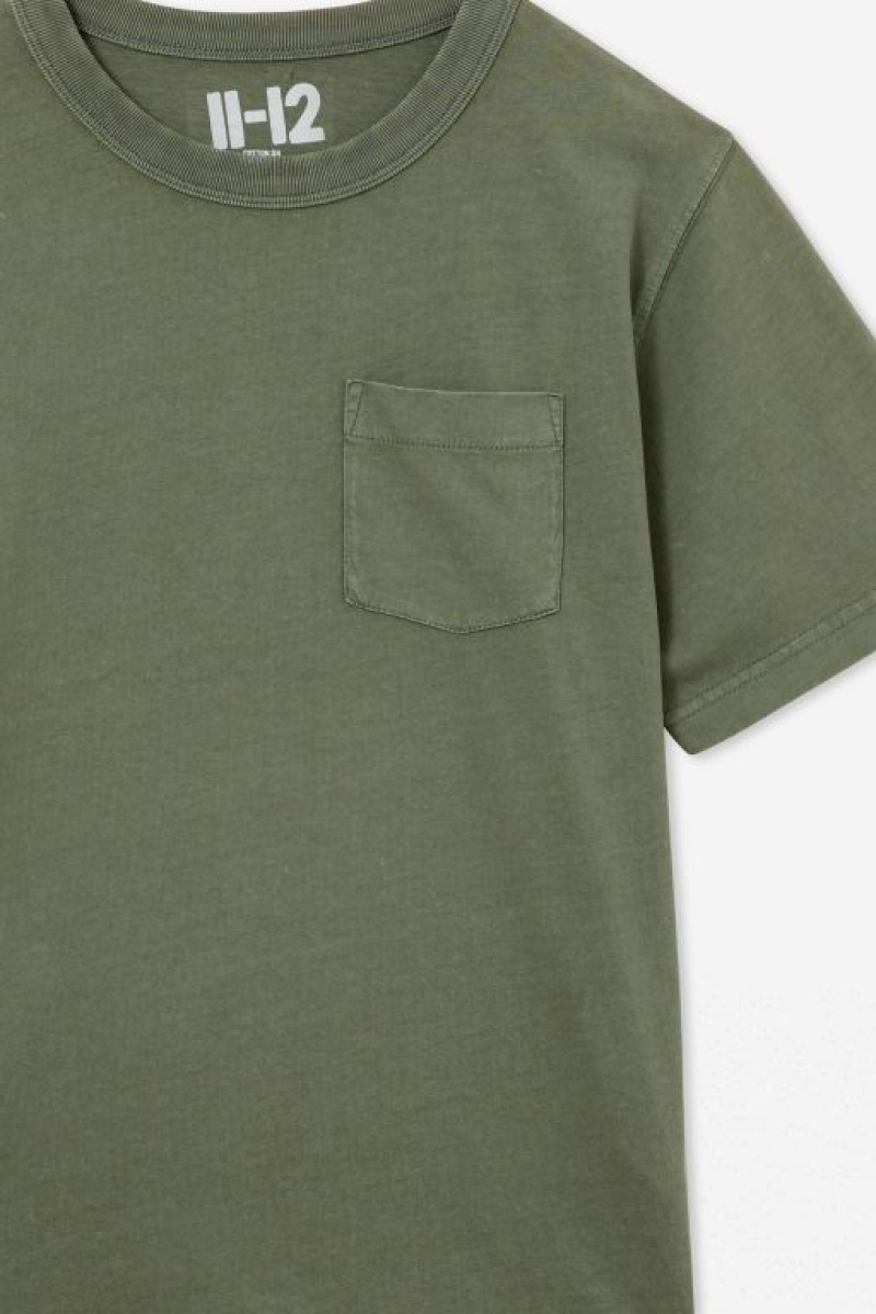 Camiseta Cotton On The Eddy Essential Corta Sleeve Niño Verde Azules | EbJB57erDIe