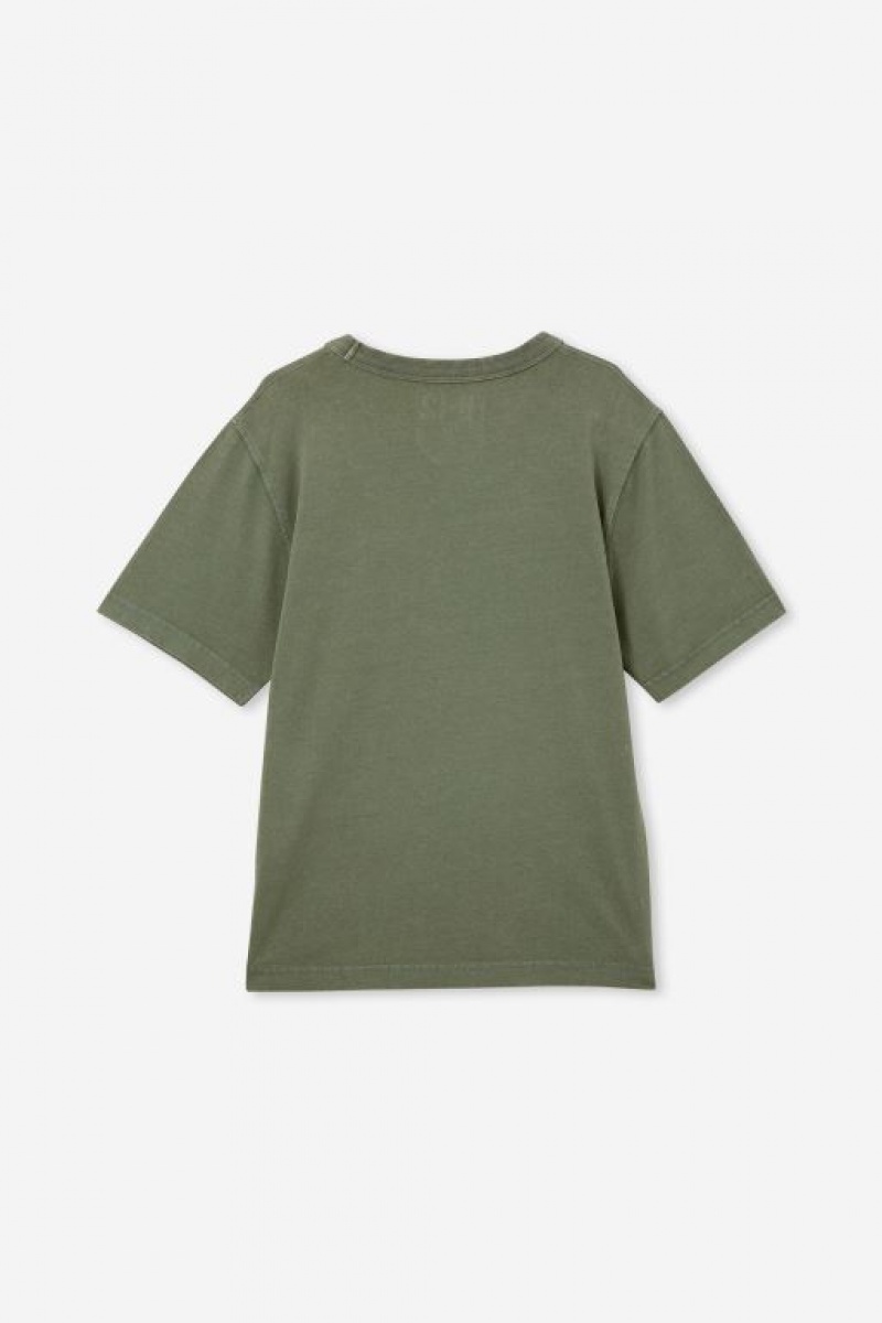 Camiseta Cotton On The Eddy Essential Corta Sleeve Niño Verde Azules | EbJB57erDIe