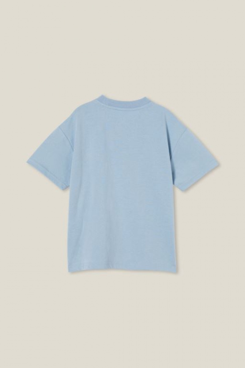 Camiseta Cotton On Walter Spliced Waffle Corta Sleeve Niño Azules | A65pRH7prUQ