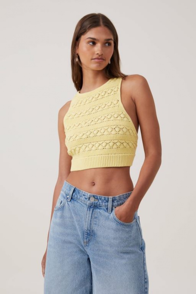 Camiseta Tirantes Cotton On Criss Cross Back Mujer Buttercup | RM8zsguzJmA