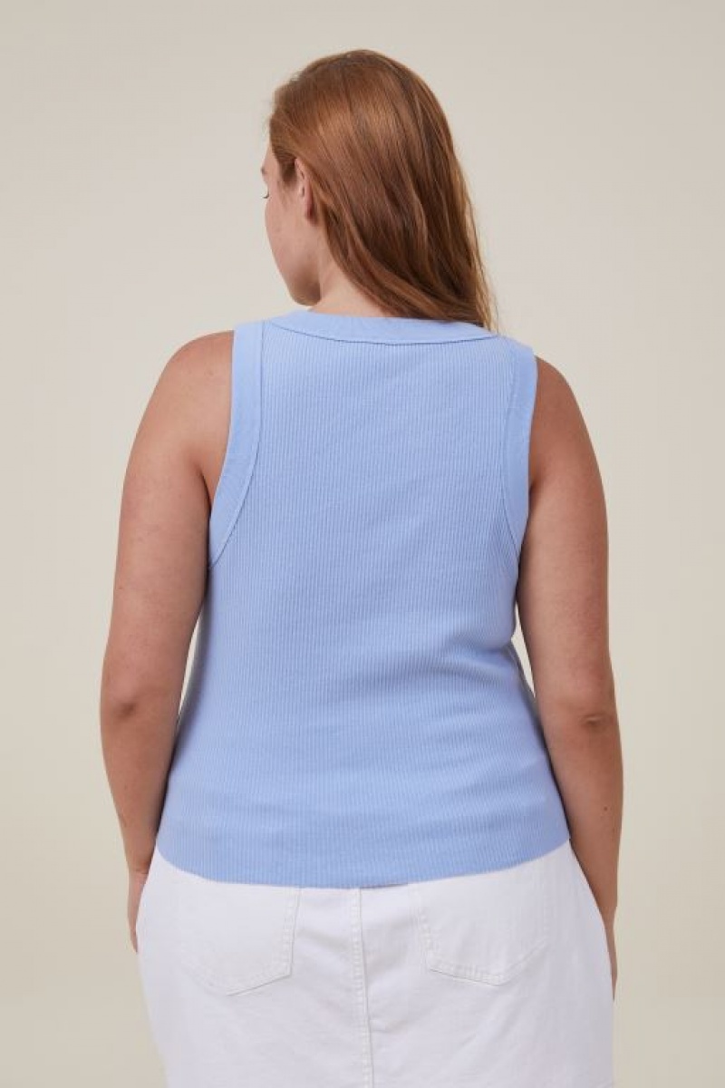 Camiseta Tirantes Cotton On The 91 Mujer Azules | kBnbg3rtEPH