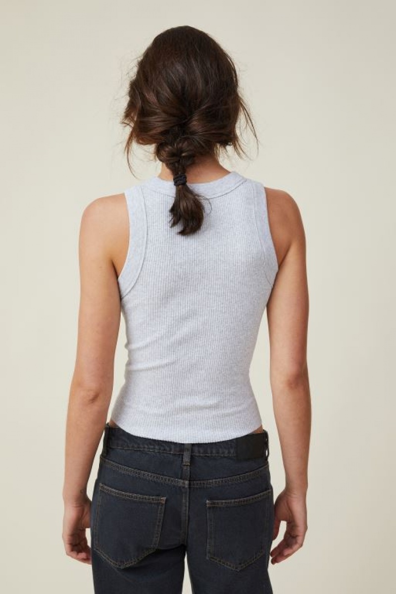 Camiseta Tirantes Cotton On The 91 Mujer Gris | FCKo4lDH2ZN