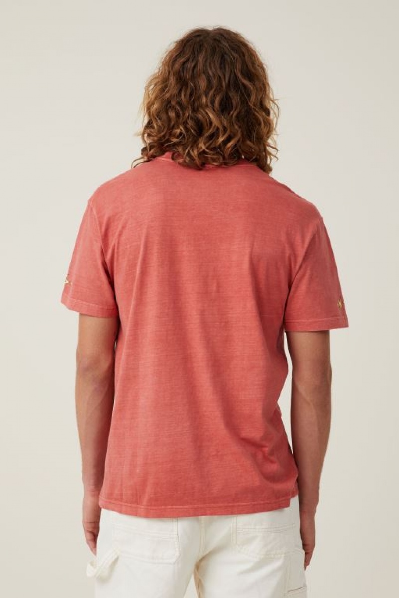 Camisetas Estampadas Cotton On King Stingray Loose Fit Hombre Rojas | EMRrhDNxEDV