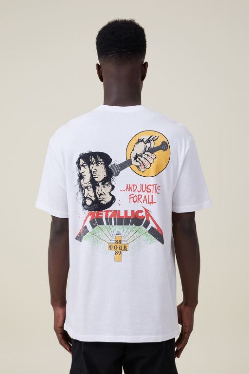 Camisetas Estampadas Cotton On Loose Fit Music Hombre Blancas | YSXKnrRcwMy