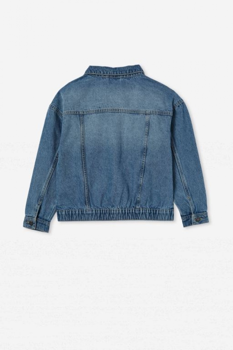 Chaquetas Cotton On Elise Oversized Denim Niña Azules | LldIUm8U1mx