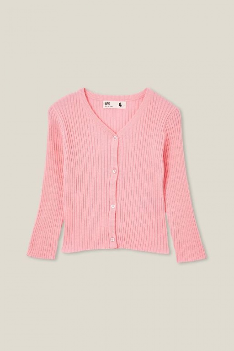 Chaquetas Cotton On Molly Cardigan Niña Rosas | vKoOIm9H3c9