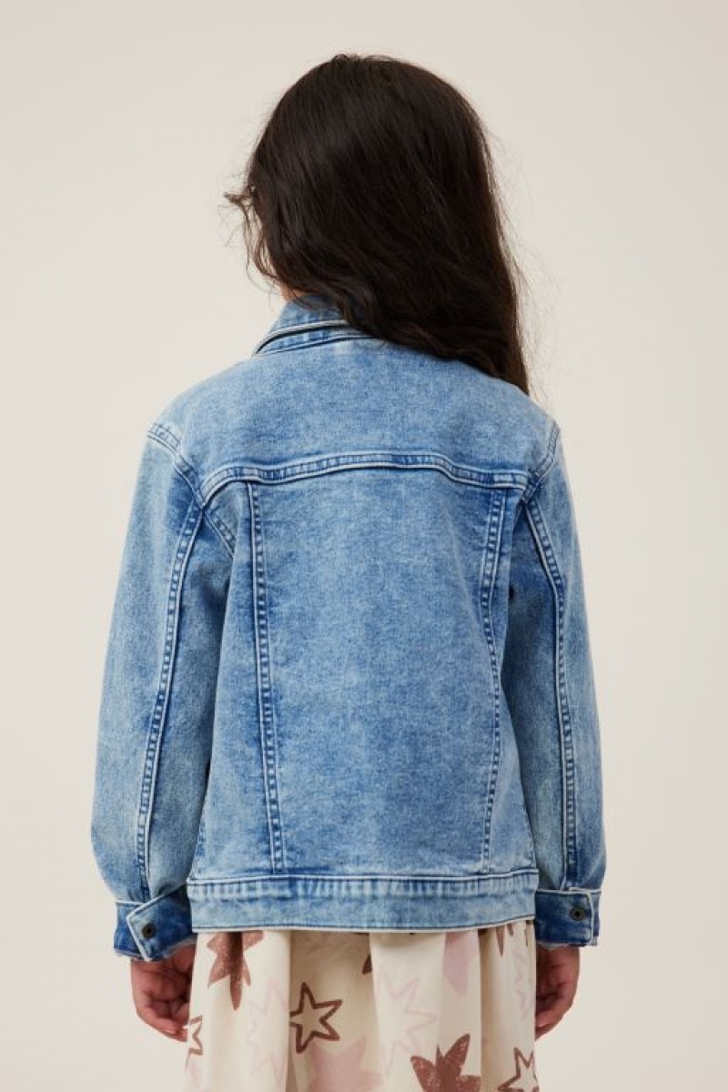 Chaquetas Cotton On Oversized Denim Niño Azules | oNpBk3NfOOX