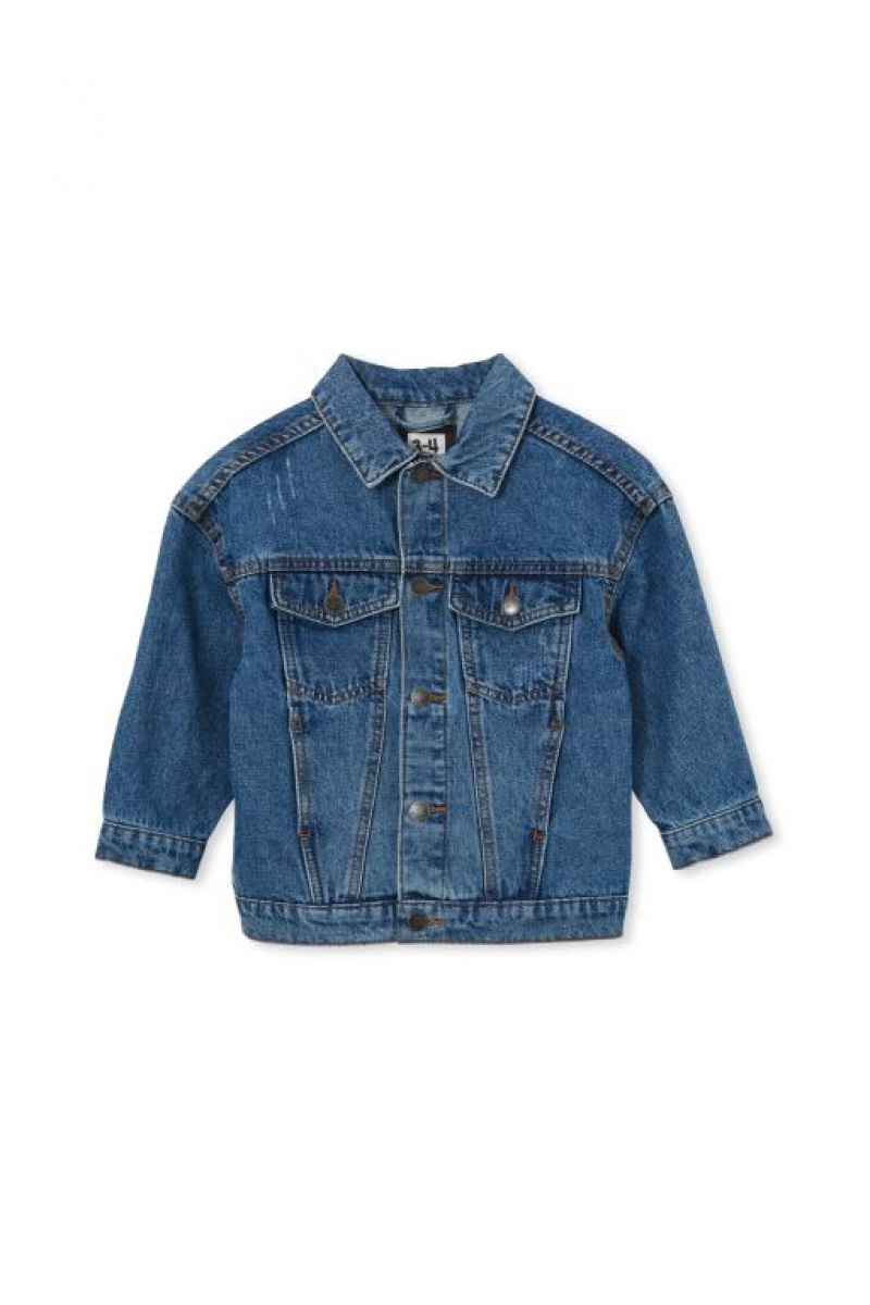 Chaquetas Cotton On Oversized Denim Niño Azules | oNpBk3NfOOX