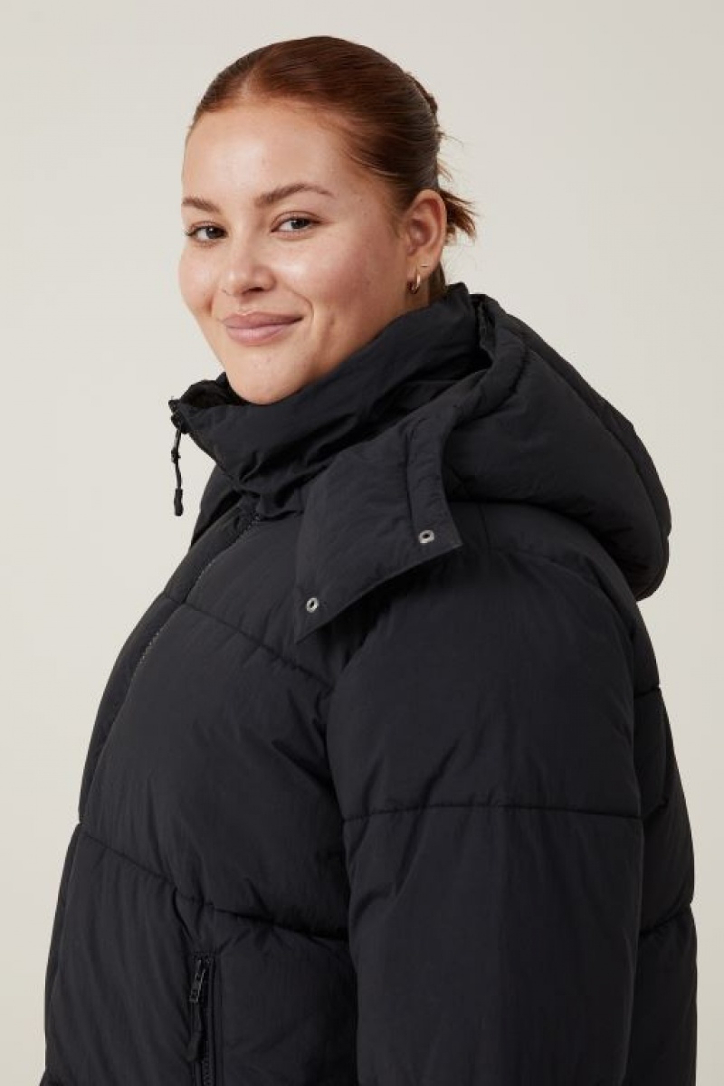 Chaquetas Cotton On The Recycled Mother Puffer 3.0 Mujer Negras | ofH8QQcQBkc