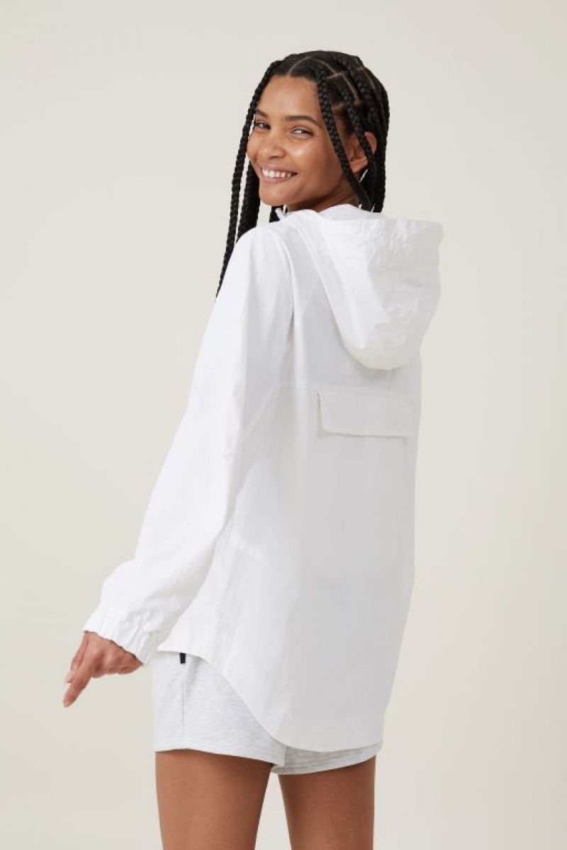 Chaquetas Cotton On Woven Packable Anorak Mujer Blancas | 7lPQPCYcXja