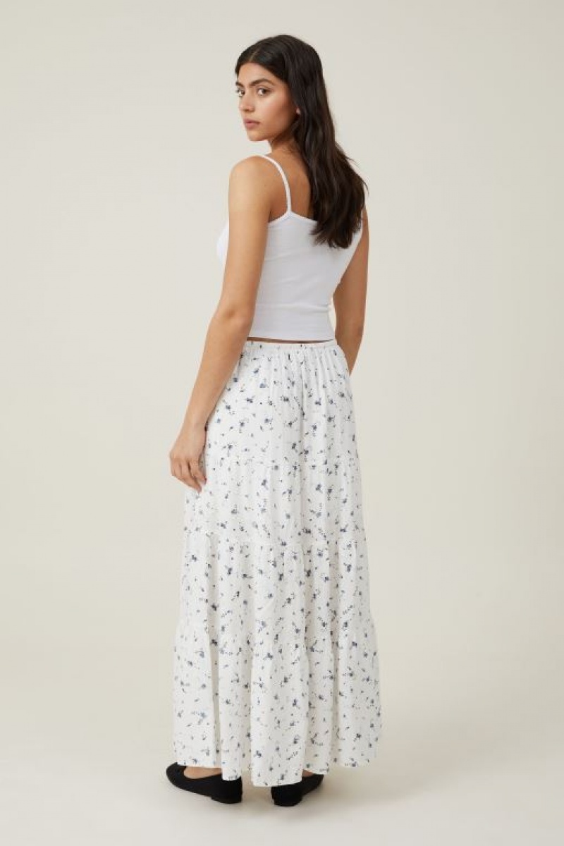 Falda Cotton On Haven Tiered Maxi Mujer Winona | PbQMGGCILTN