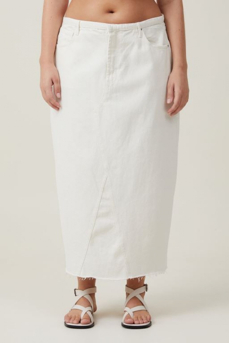 Falda Cotton On Maxi Denim Mujer Whitehaven | oBCz2GFZts3