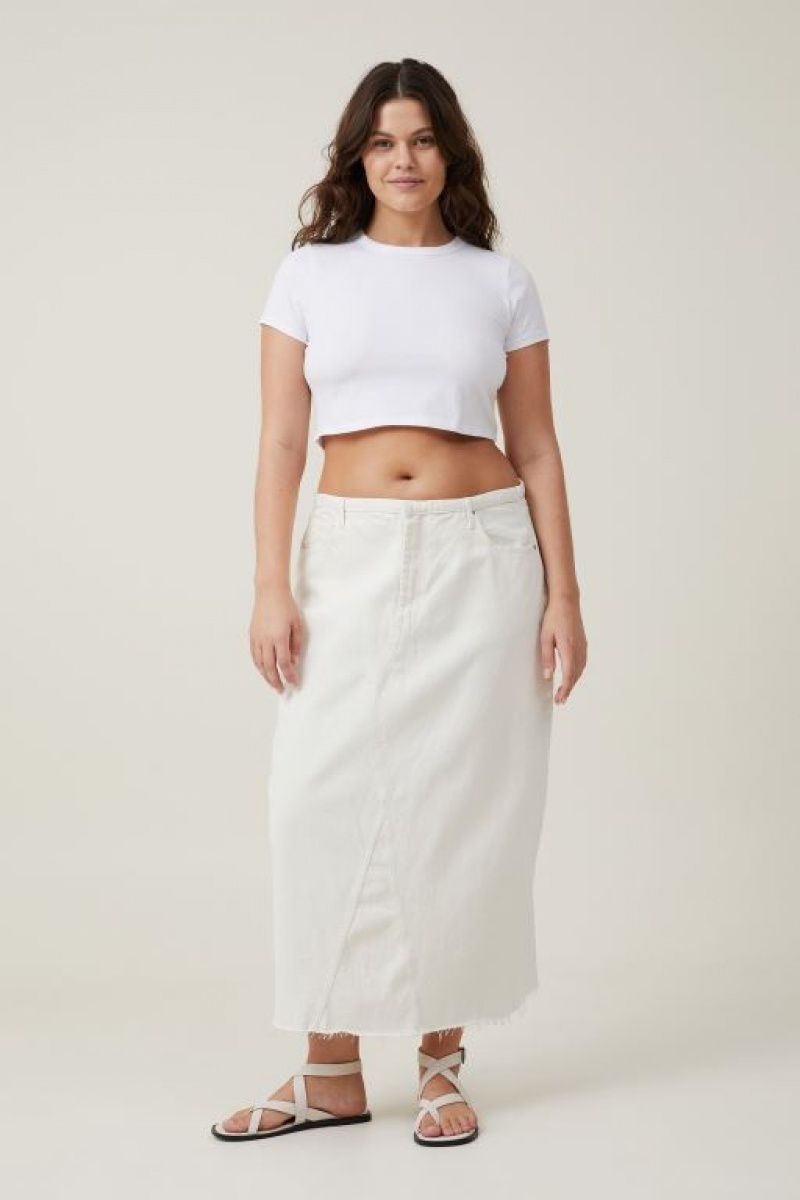 Falda Cotton On Maxi Denim Mujer Whitehaven | oBCz2GFZts3