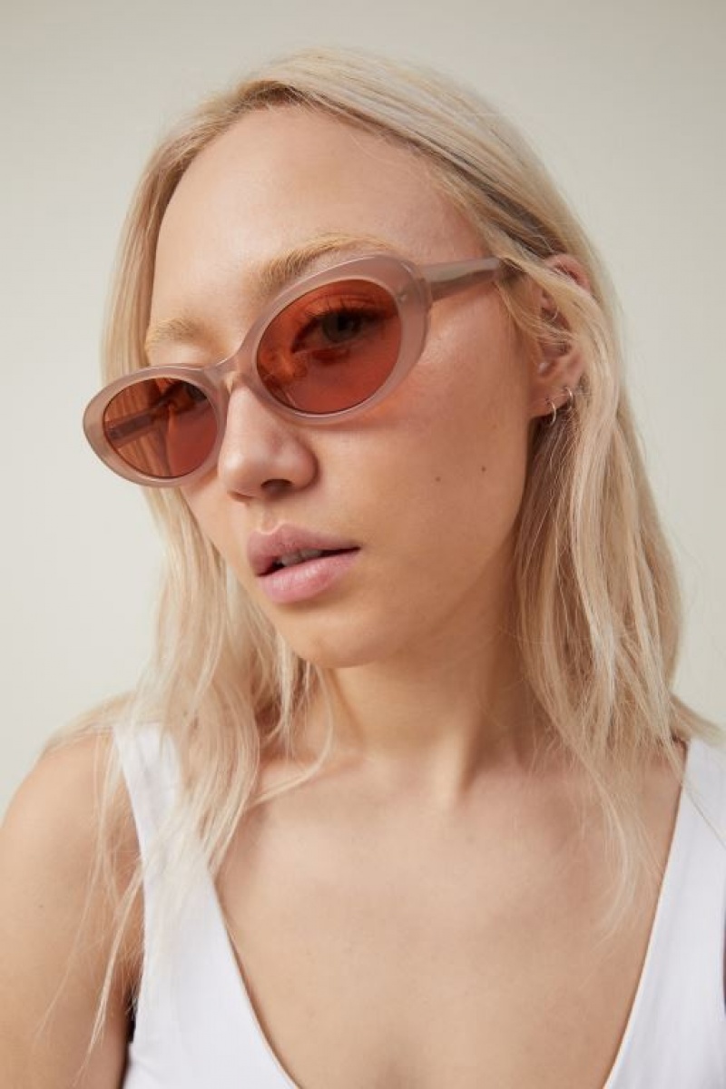 Gafas de Sol Cotton On Carter Oval Mujer Marrones | Lnh50MRTFK8