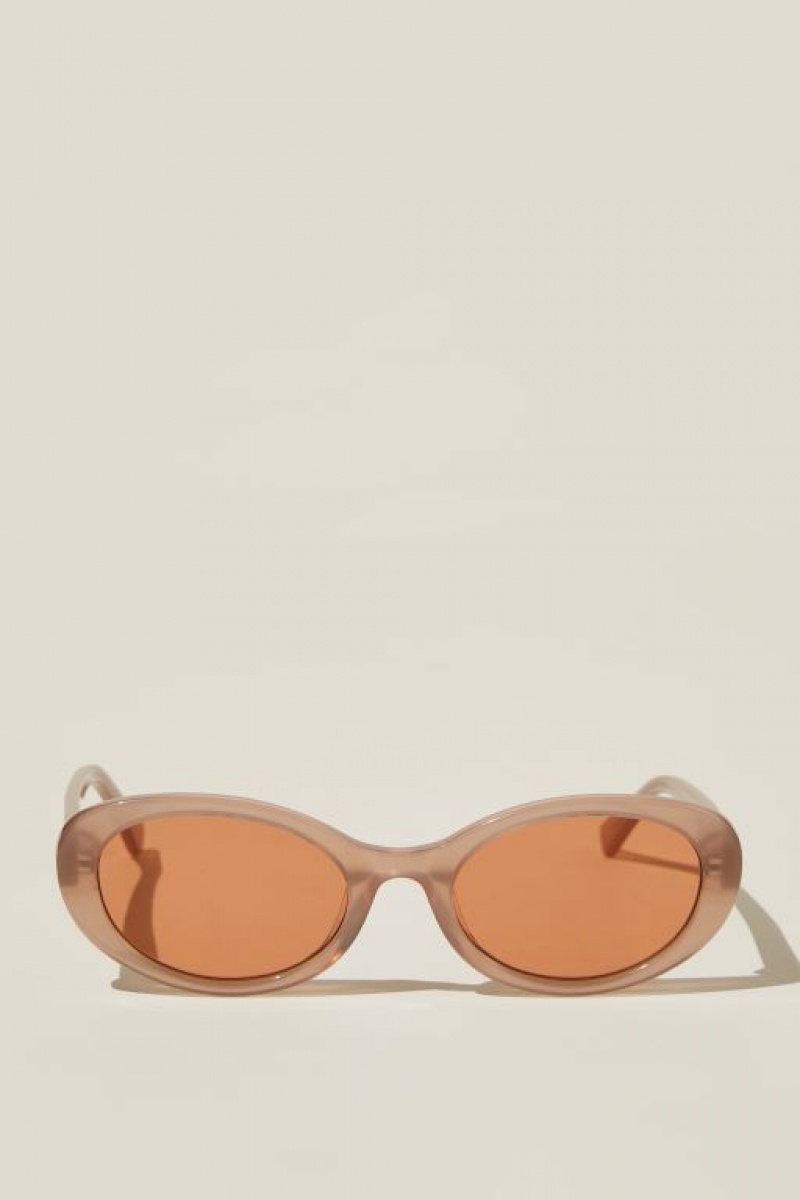 Gafas de Sol Cotton On Carter Oval Mujer Marrones | Lnh50MRTFK8