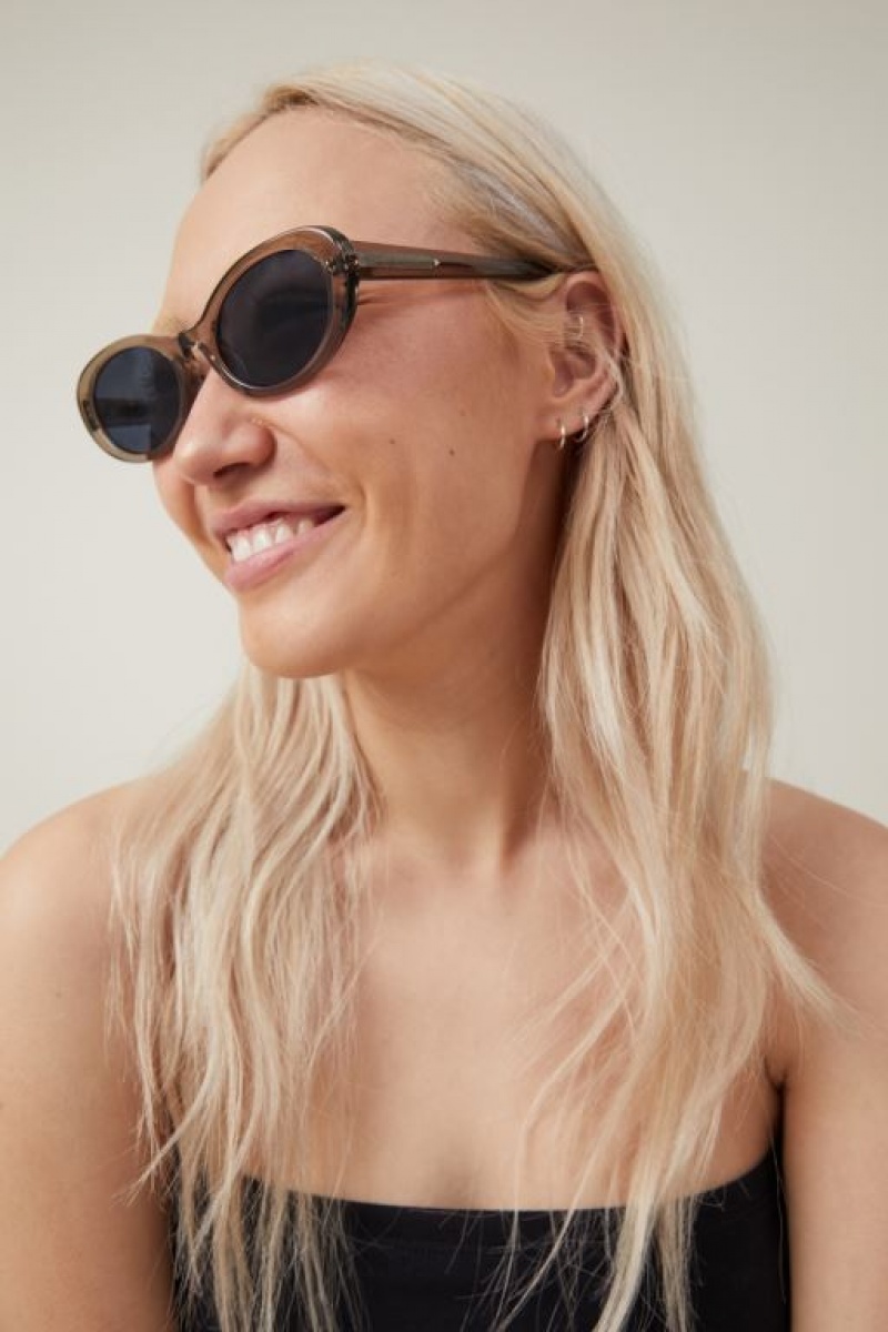 Gafas de Sol Cotton On Carter Oval Mujer Gris | BYYKV4AhTpl