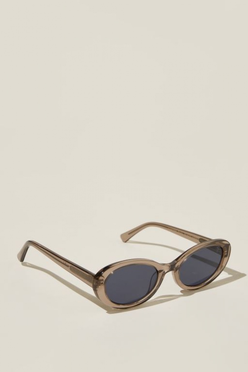 Gafas de Sol Cotton On Carter Oval Mujer Gris | BYYKV4AhTpl