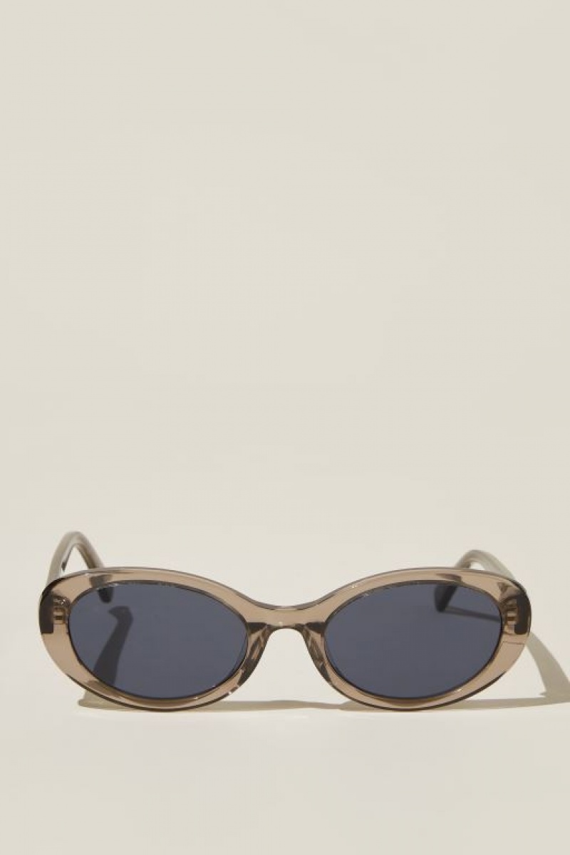 Gafas de Sol Cotton On Carter Oval Mujer Gris | BYYKV4AhTpl