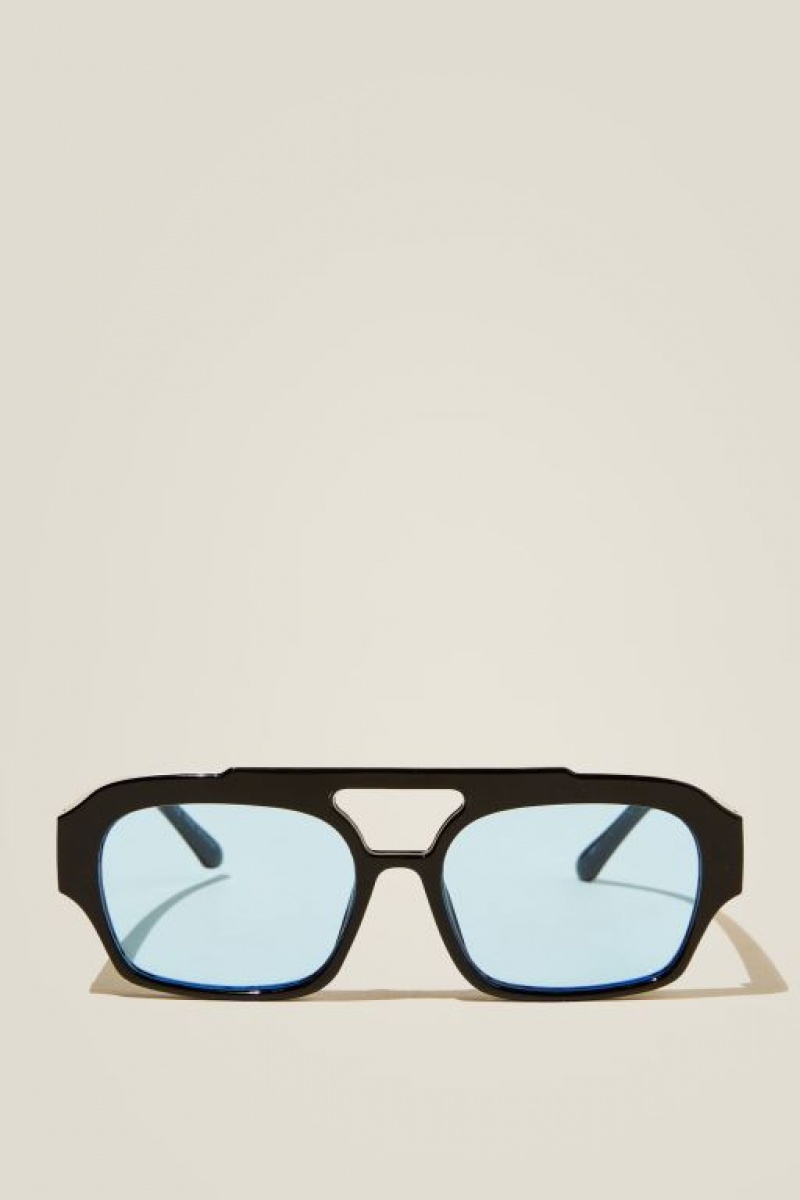 Gafas de Sol Cotton On Lex Aviator Mujer Negras Azules | NROAEztRjkz