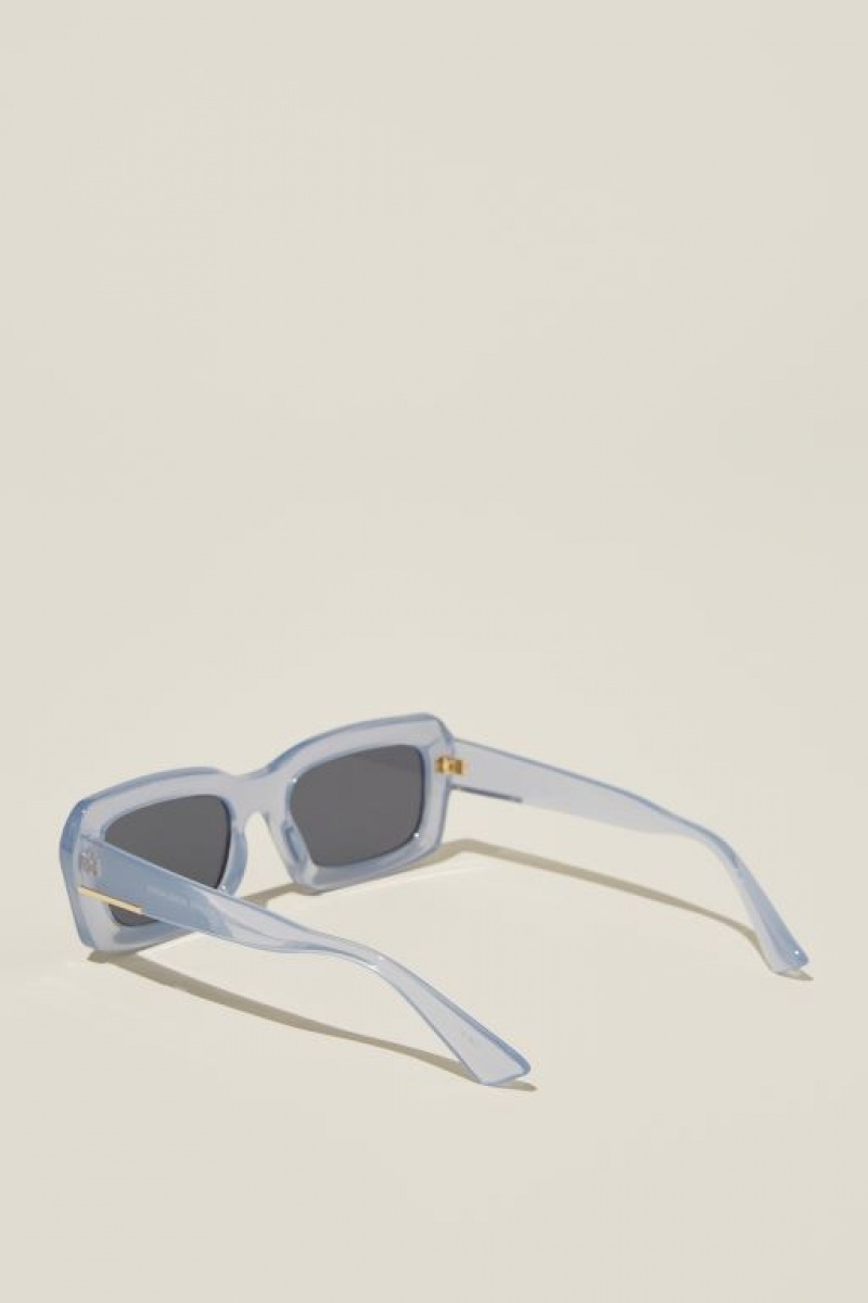 Gafas de Sol Cotton On Miles Square Mujer Azules | jYX3dYASZ7W