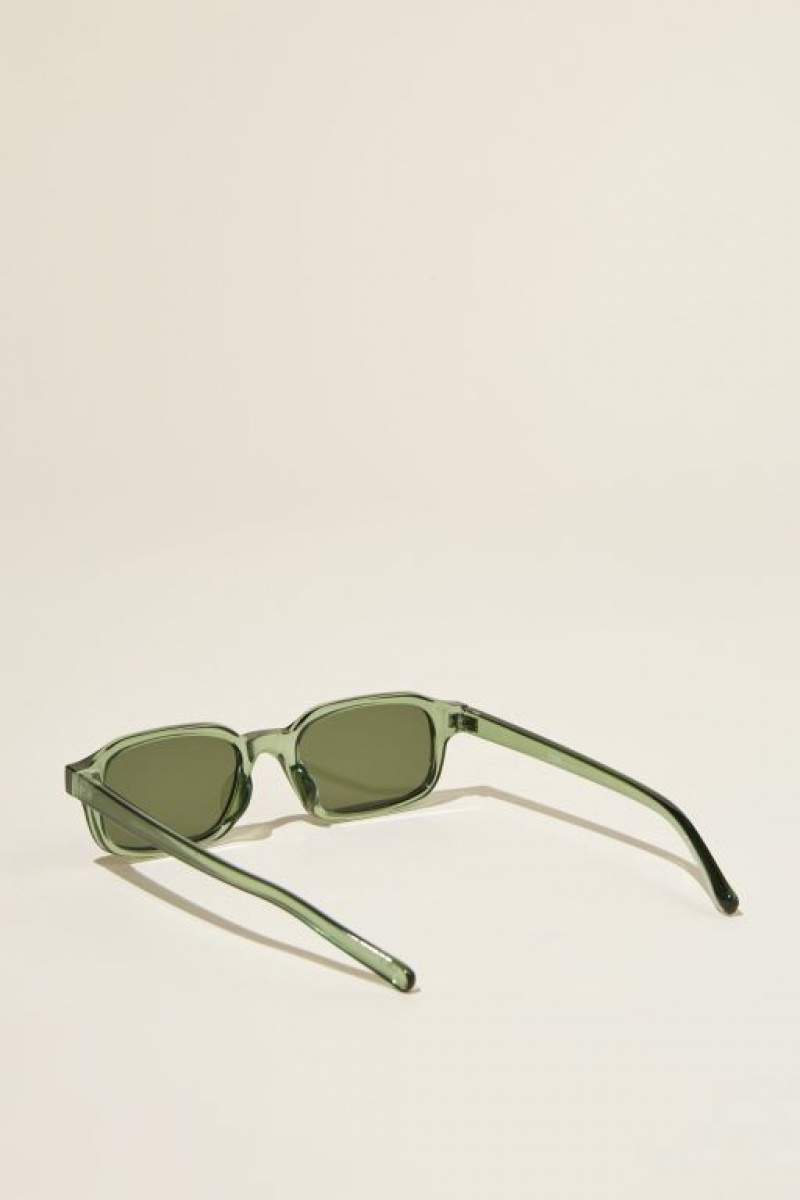 Gafas de Sol Cotton On Ollie Square Mujer Kaki | yqhzqGemJU3