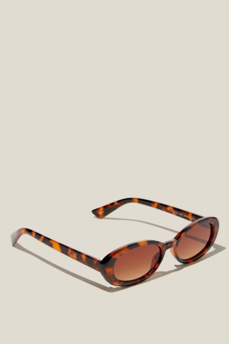 Gafas de Sol Cotton On Ophelia Oval Mujer Tort | TAyHZNE1h1K