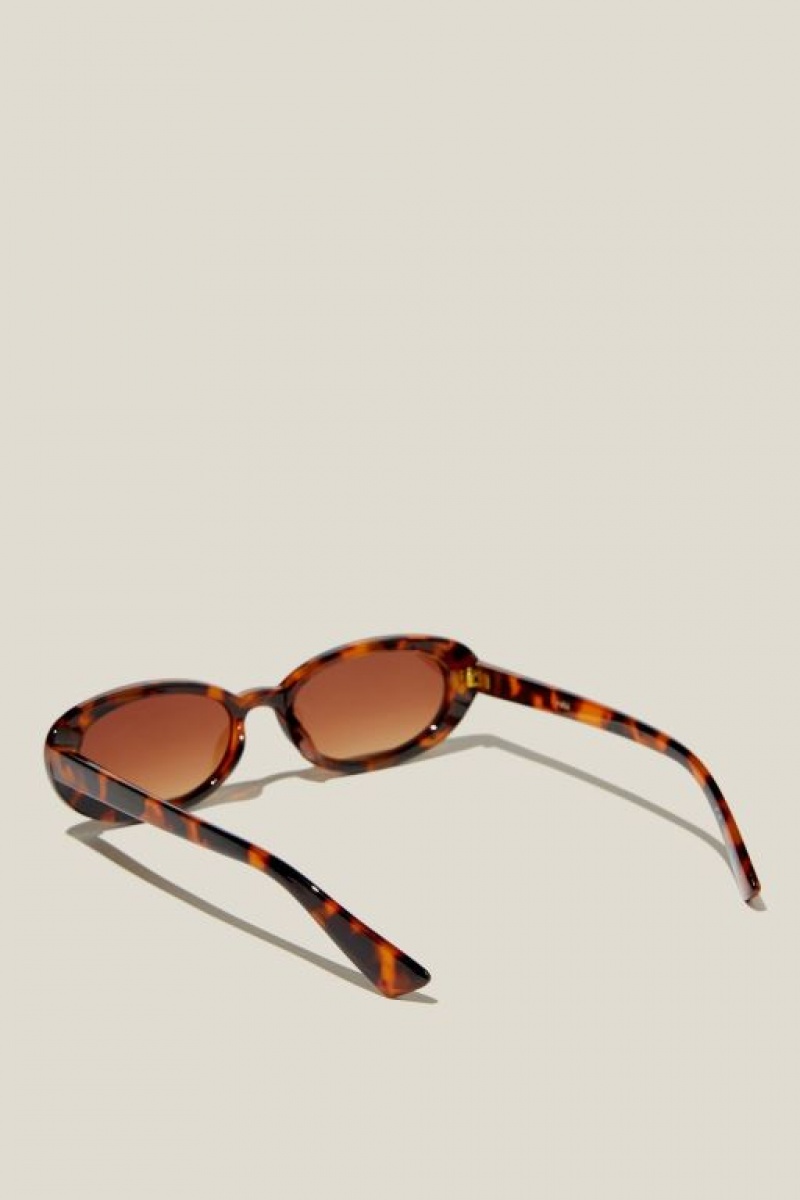 Gafas de Sol Cotton On Ophelia Oval Mujer Tort | TAyHZNE1h1K