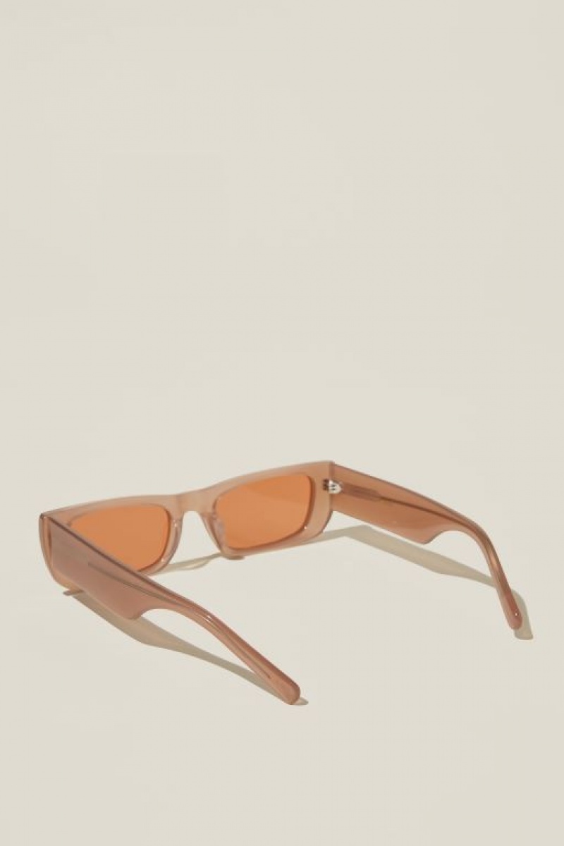 Gafas de Sol Cotton On Perry Square Mujer Marrones | SYLpbbCWBe1