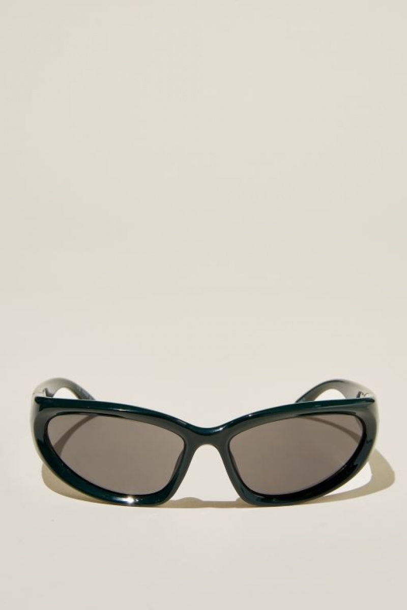 Gafas de Sol Cotton On The Millenium Hombre Verde Oscuro Negras | j7RxBAgbK32