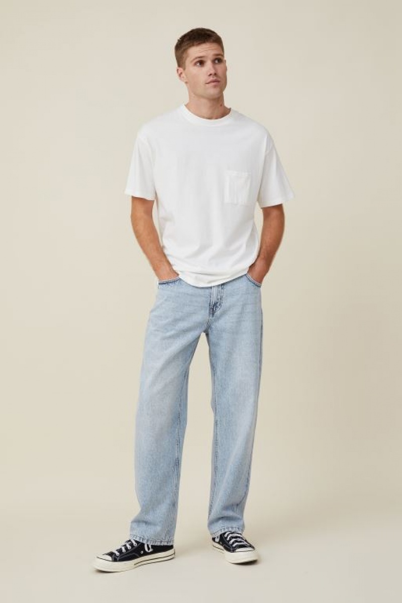 Jeans Cotton On Baggy Hombre Azules Claro | PFaesvRLiwN