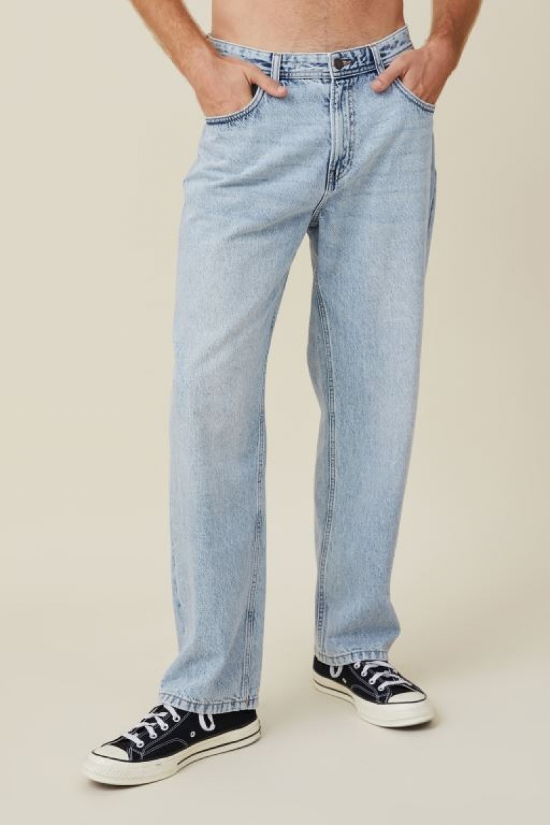 Jeans Cotton On Baggy Hombre Azules Claro | PFaesvRLiwN