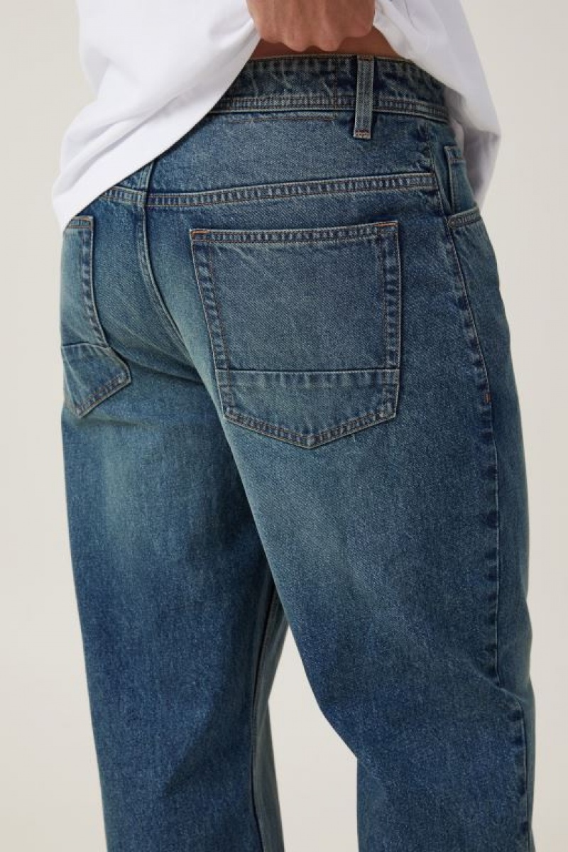 Jeans Cotton On Baggy Hombre Verde Azules | fSW48VjuDMk