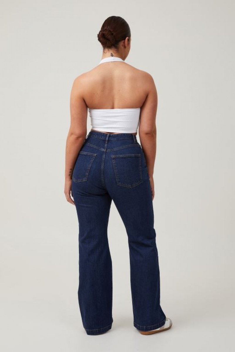 Jeans Cotton On Curvy Stretch Bootcut Flare Mujer Azules | v6xVwk24fpf