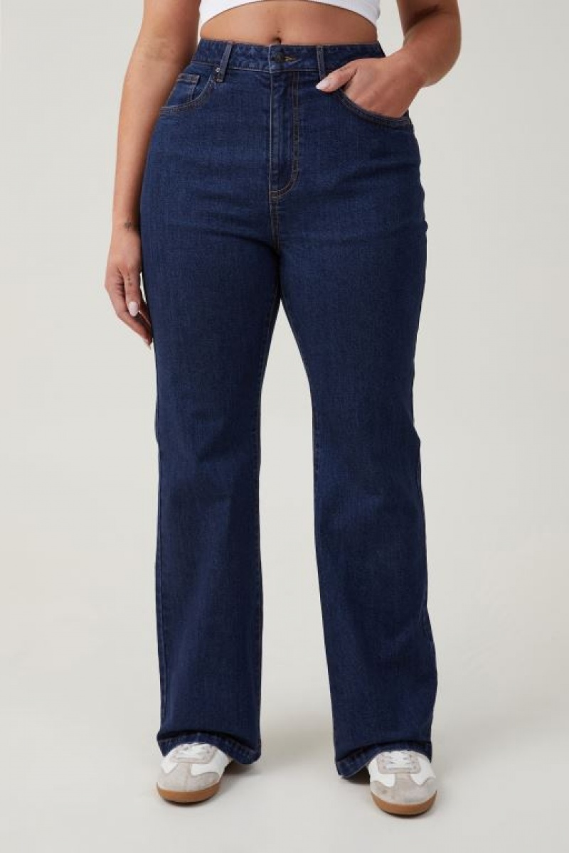 Jeans Cotton On Curvy Stretch Bootcut Flare Mujer Azules | v6xVwk24fpf