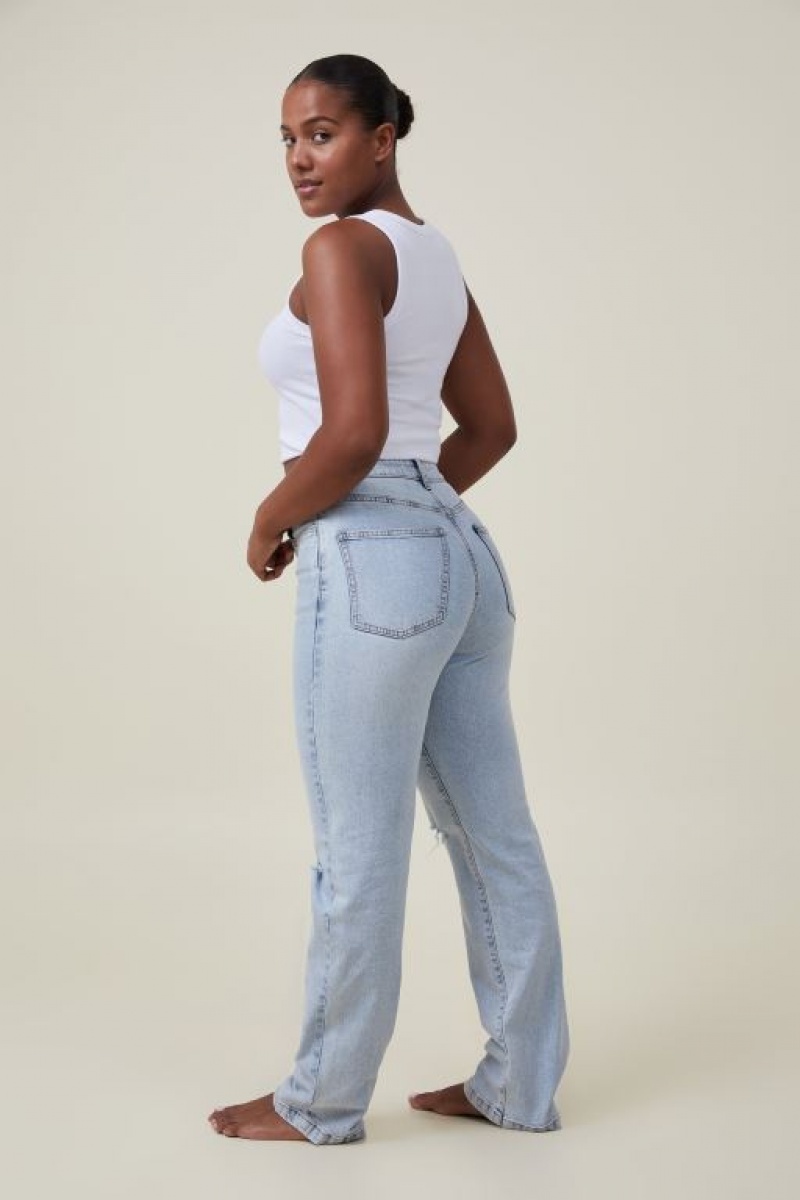 Jeans Cotton On Curvy Stretch Directo Mujer Azules | ub5DlgwtN4h