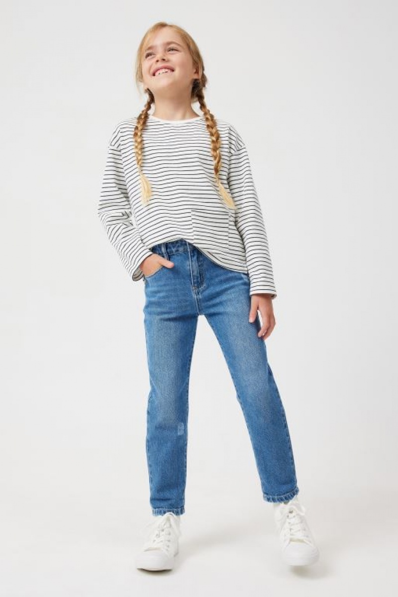 Jeans Cotton On India Mom Niña Azules Azules | hiWguvEqctC