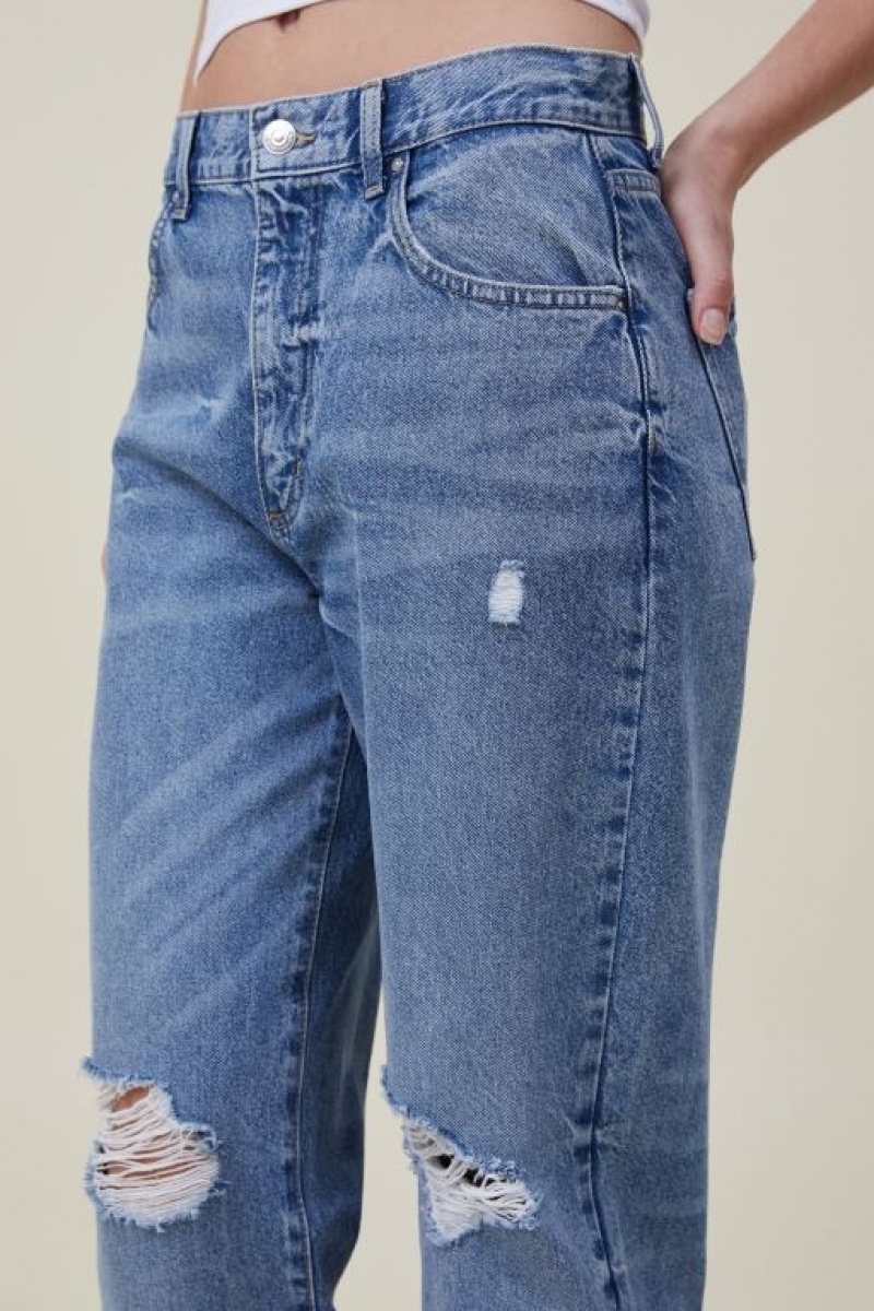 Jeans Cotton On Loose Directo Mujer Azules | 1SvCykO57SM